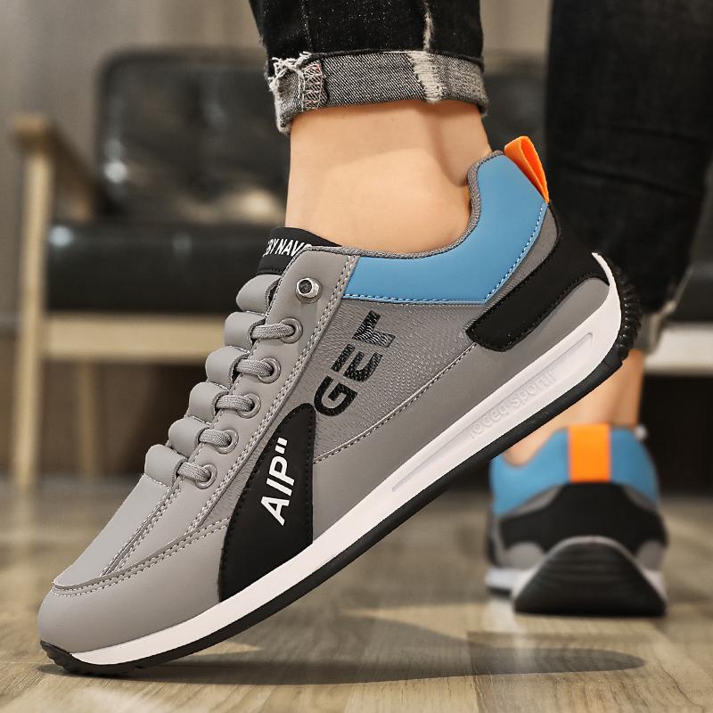 Leichte Laufschuhe für Herren Freizeitsneaker Schnürschuhe Outdoor-Sport Tennisschuhe