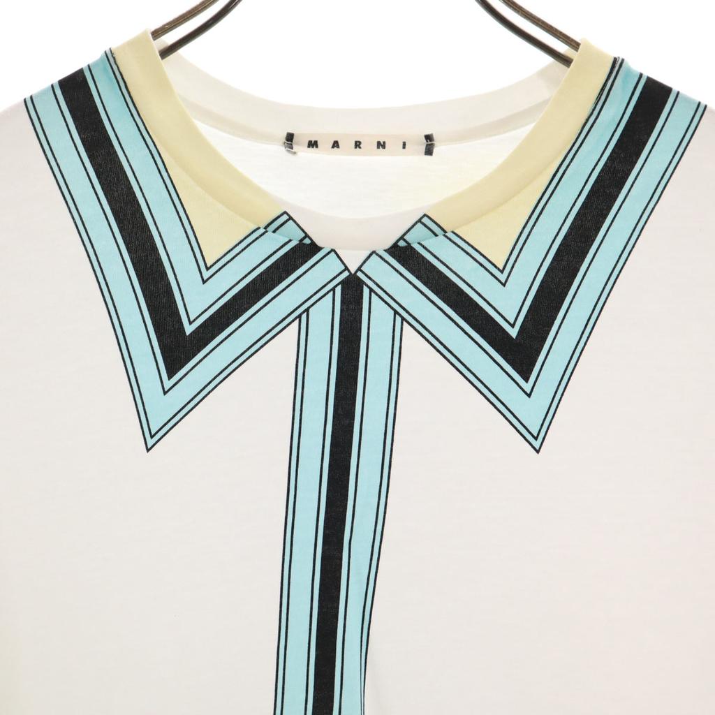 Marni Made In Portugal Short Sleeve T-shirt 40 White Men's Used