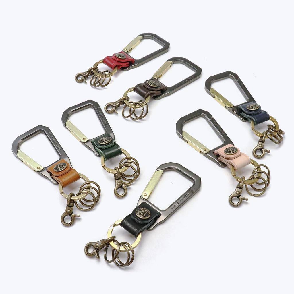 CARABINER Keychain for One Size [MASTERPIECE] Men, Black,