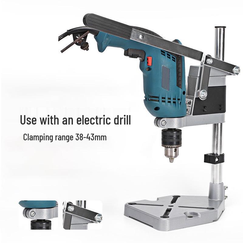 Universal Mini Hand Drill Stand: Multi-Functional Table Drill Holder for Home Use