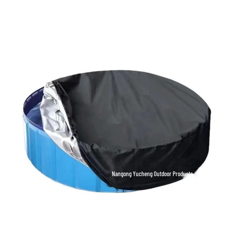 Round Outdoor Swimming Pool Waterproof Oxford Cloth Anti-Leaf Dust Cover