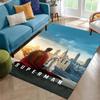 Popular Moive S-Superman Superhero Gift Carpet Rug for Bedroom Living Room Decor Sofa Home Kids Game Area Rug Non-slip Floor Mat
