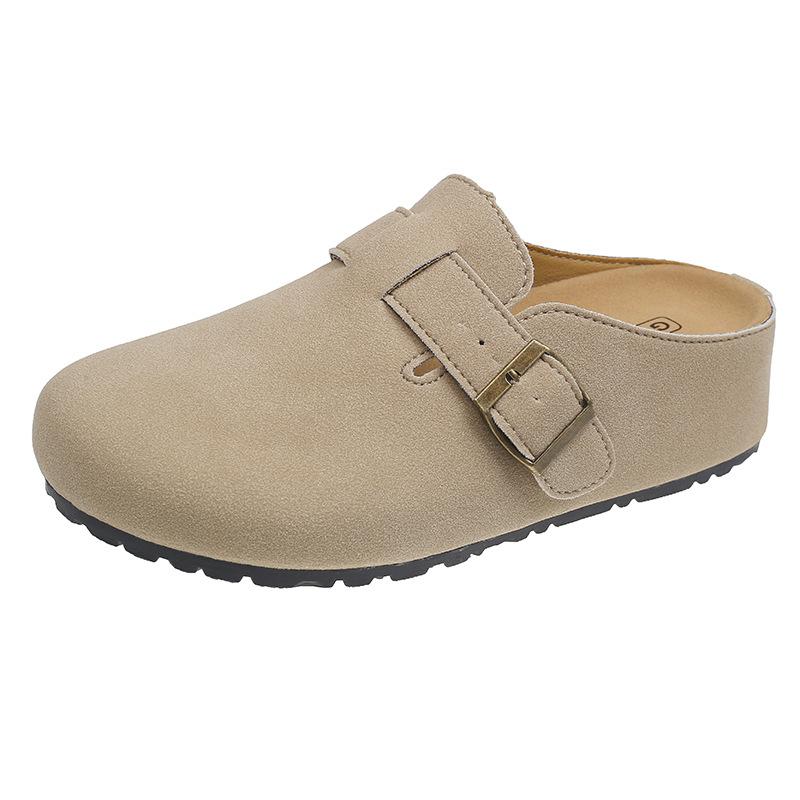 Baotou boty poloviční pantofle dámské jarní a letní boty na jednu nohu ošklivé a roztomilé Boken žabky