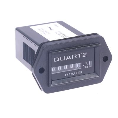 1 pz 6 cifre 220 V CA contaore, contatore timer al quarzo sigillato completo 12 V-36 V CC