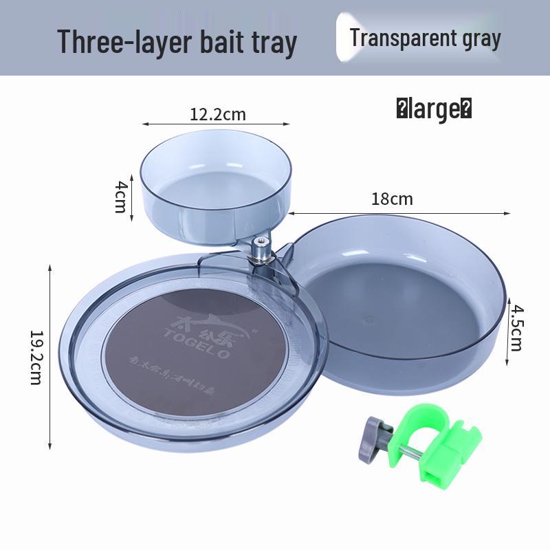 Magnetischer Köderbehälter & Erdspieß: Starke Drahtziehhilfe & loser Grundfutterbehälter für Angelstühle
