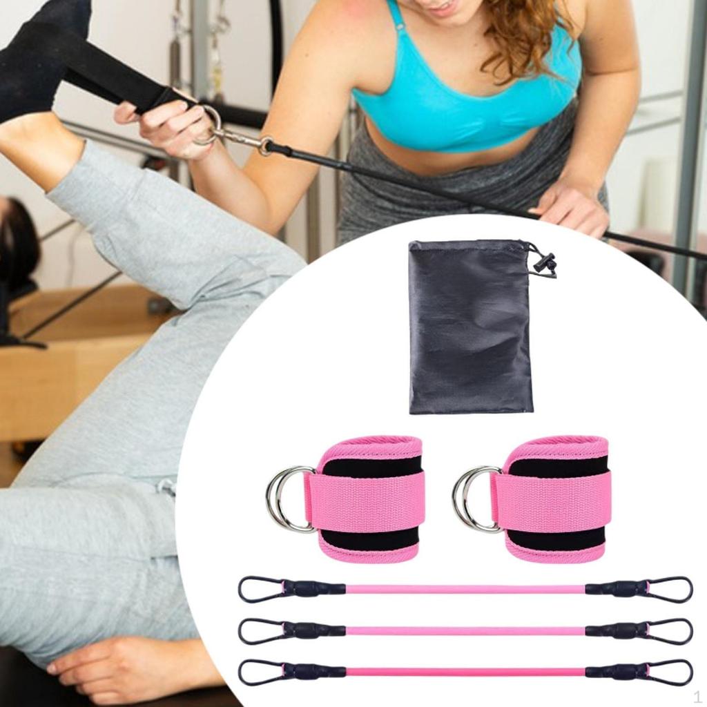 Ankle Resistance Bands Straps Workout Fitness Equipment Exercise with Cuffs for Gym Butt