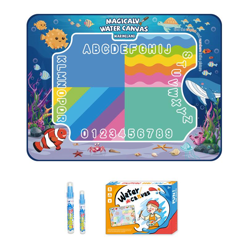 Magic Water Drawing Mat: Reusable Washable Canvas for Kids - Water Painting Graffiti Toy