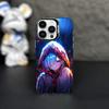 Cartoon R-Rem Re Z-Zero Phone Case For iPhone 16,15,14,13,12,11,Mini,Pro,MAX Black Matte Shockproof Cover