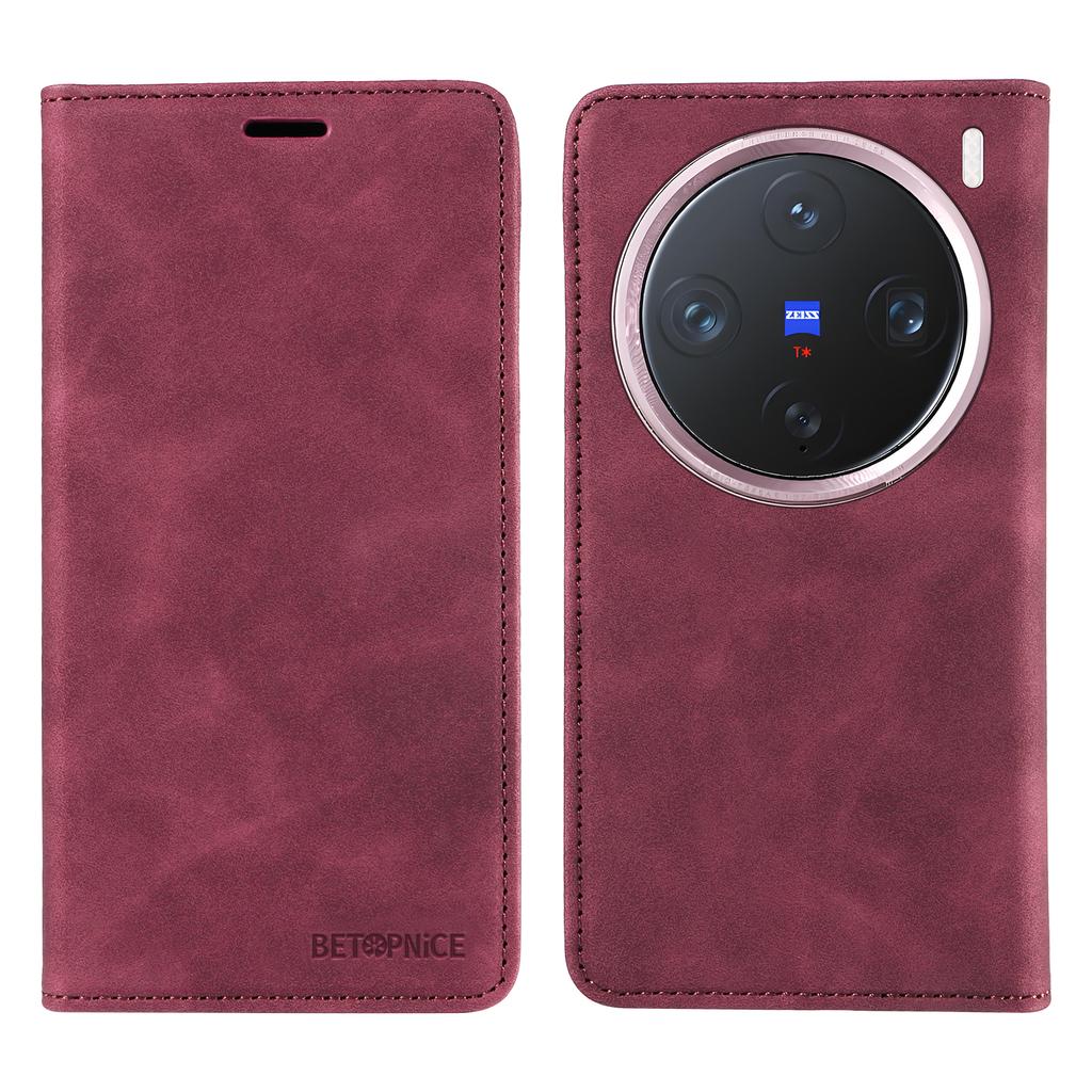 BETOPNICE 003 For vivo X200 Pro mini 5G Wallet Case Leather Phone Cover with Stand