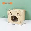 Solid Wood Hamster House with Stairs - Single or Double Layer Nest for Sleeping and Play