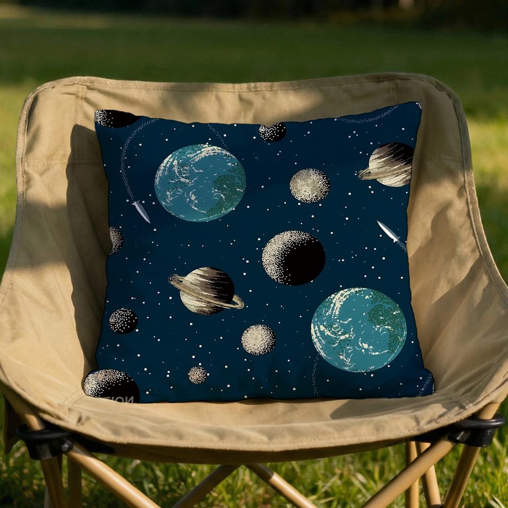 mysterious constellation pattern Cushion Cover Soft Reversible Durable Pillow Cover for Home Car Daily Comfort