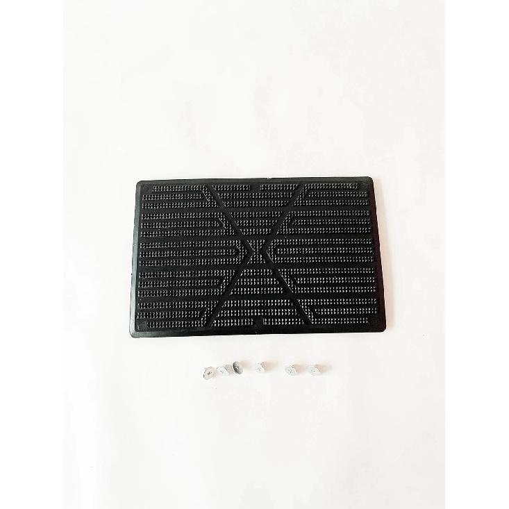 Universal Car Floor Pads Anti-skid Pedal Mat Interior Accessories Heel Foot Mat Pedal Cover Black PVC Universal Car Mat