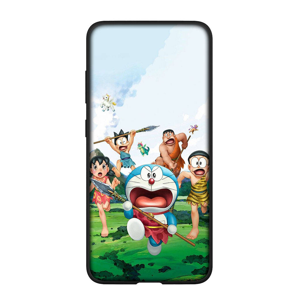 Phone Case for iPhone 17 16 15 Plus XR 16E Huawei P30 P20 Lite Redmi Note 14 12 11 13 Pro Max OPPO A60 A80 A40 A18 A38 A17 A54 Cartoon Doraemon Cover