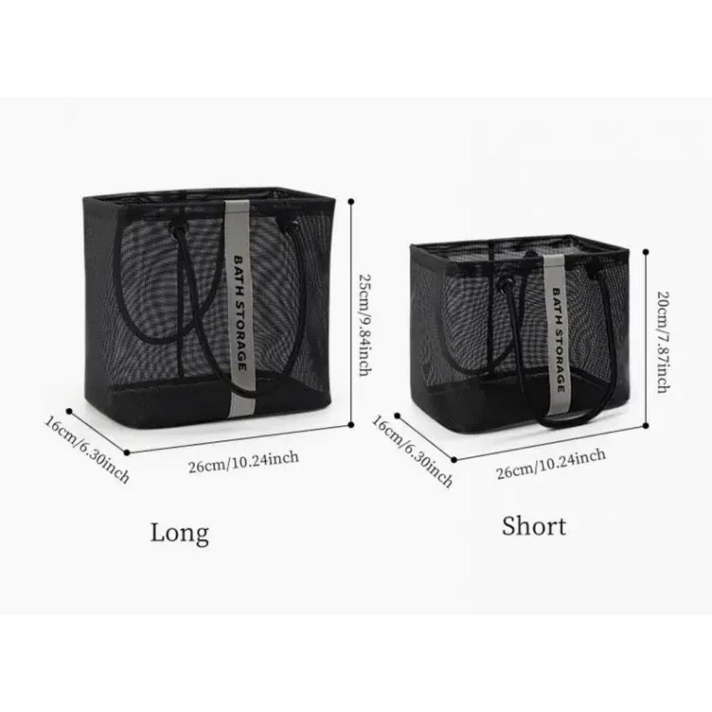 Large Capacity Cosmetic Bag Portable Travel Wash Handbag Bathroom Transparent Shower Makeup Pouch Unisex Toiletries Organizer