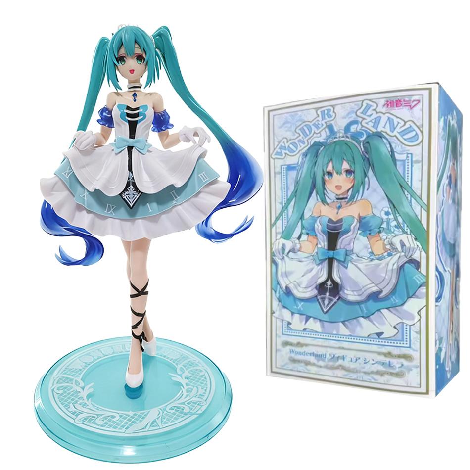 Anime Hatsune Miku X Cinnamoroll Figure Anime Peripheral Collectible Models Decorative Decorations Children Kawaii ChristmasGift