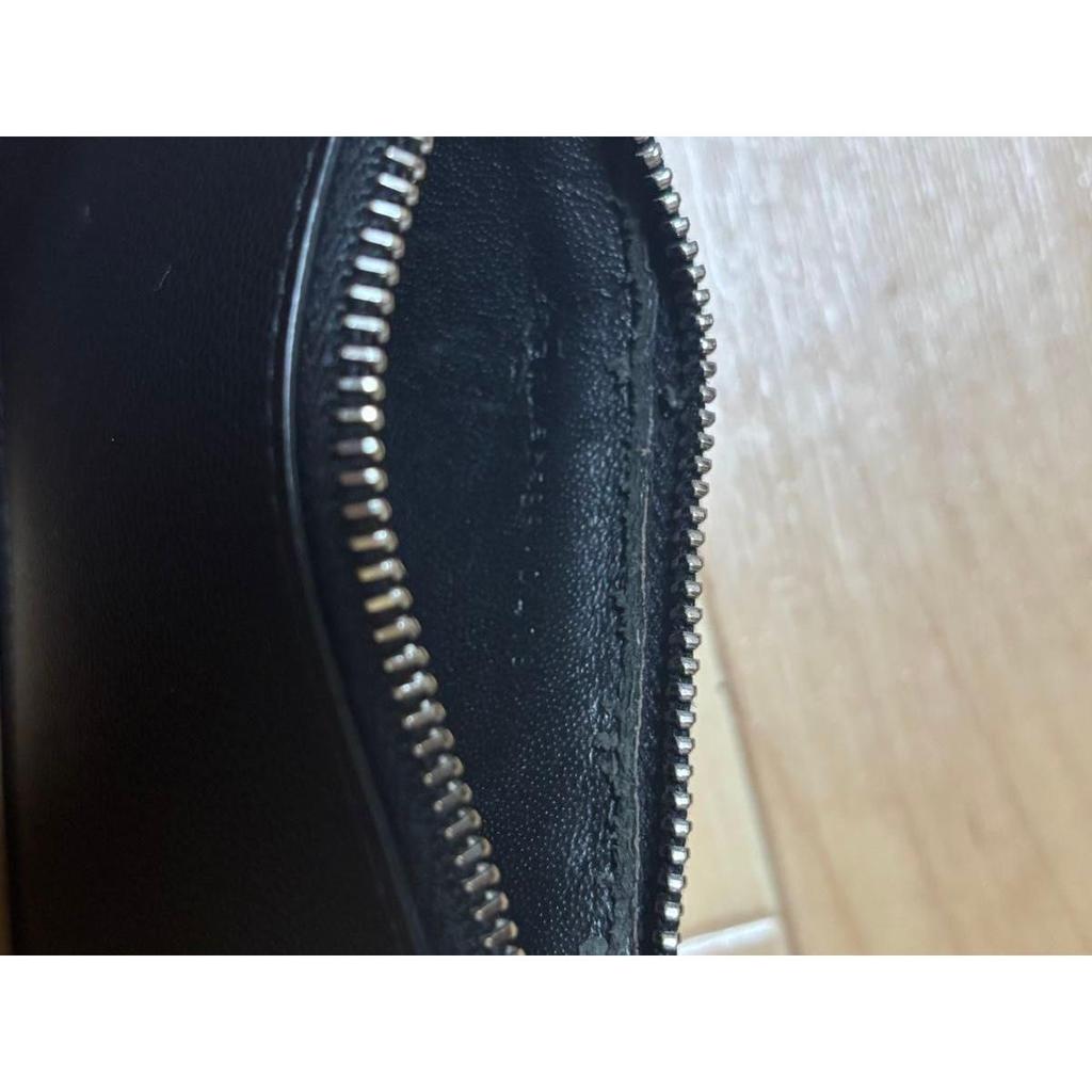 Used SAINT LAURENT Saint Laurent Fragment Case Card Case Coin Case Leather Black