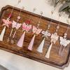 Lightweight Butterfly Car Pendant Polyester Tassel Rearview Mirror Pendant Car Interior