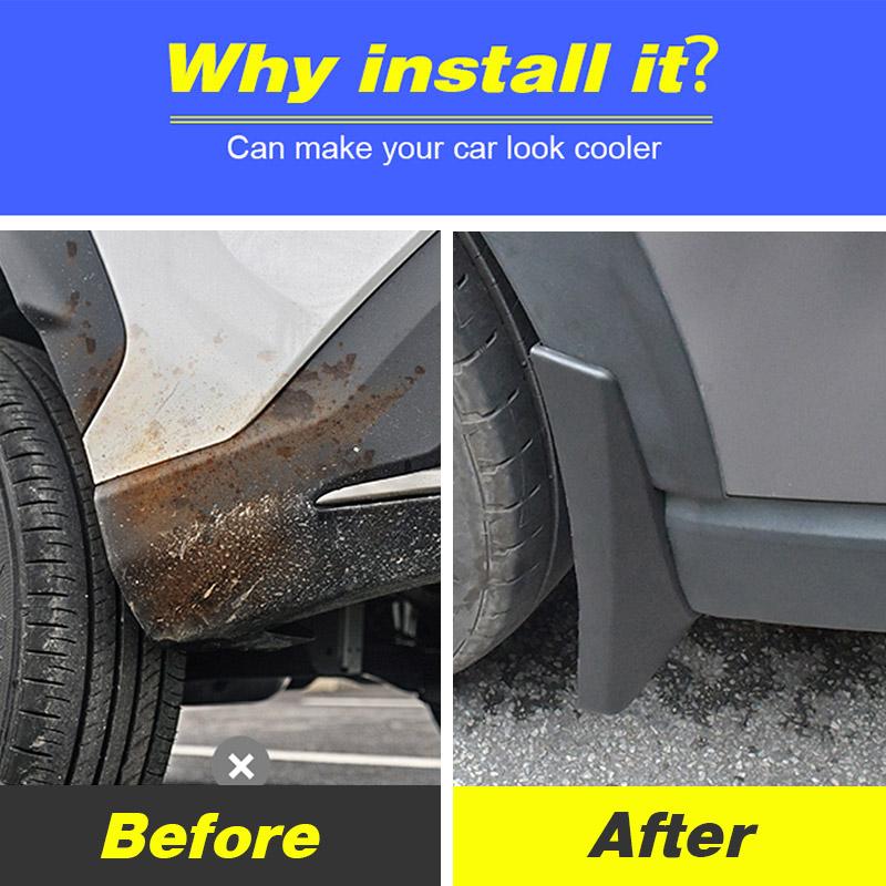 Vtear Kotflügelabdeckung Auto Außen Schmutzfänger Klappe Schmutzabweisende Dekoration Spritzschutz Zubehör Für Geely Monjaro Kx11 Manjaro