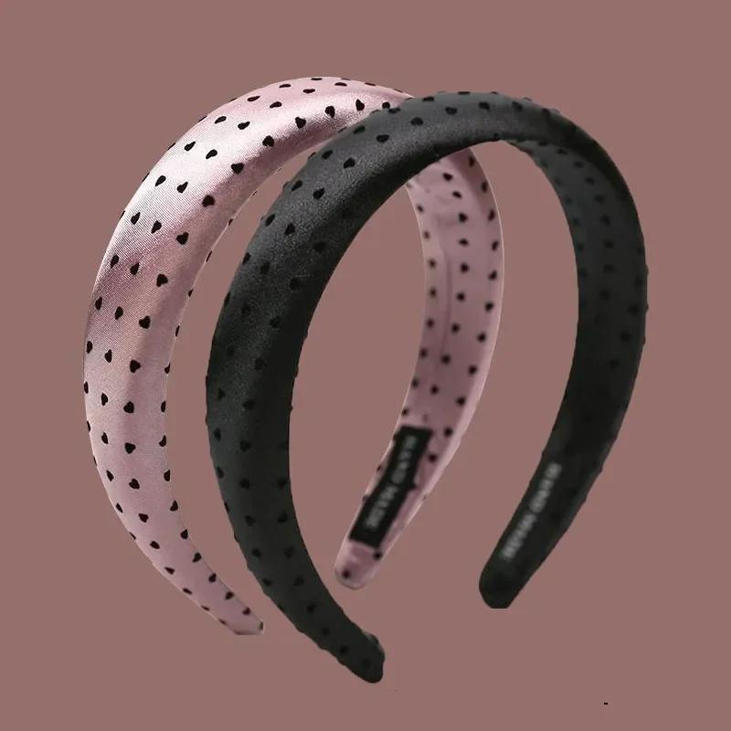 

2 шт. Европейский и американский ретро розовый ободок с сердечком Женские Девичьи Повязки для волос Элегантный ободок для праздничной вечеринки Аксессуары для волос