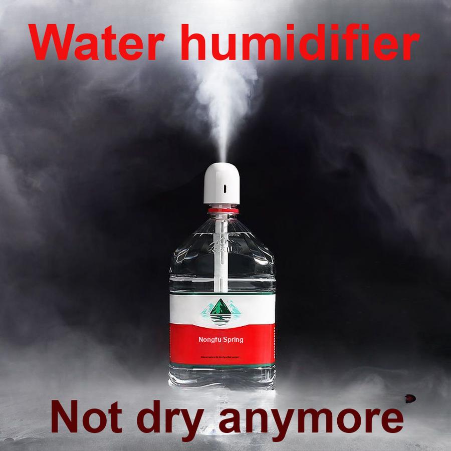 2 szt. Mini nawilżacz przenośny do sypialni, samochodu i butelki na wodę (Butelka wody mineralnej)