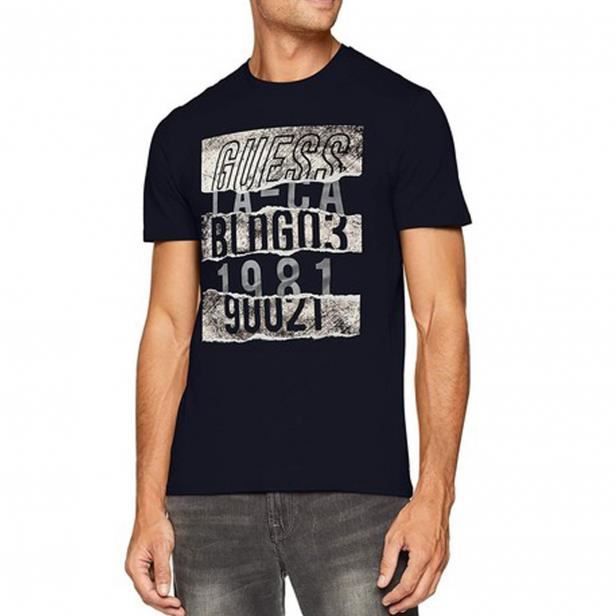 TS - H M83L18J1300 - Bleu - XS - Homme - T-shirt