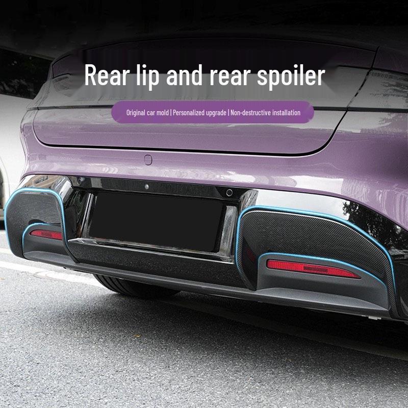 Xiaomi SU7 Front Fog Light & Bumper Decorative Carbon Fiber Frames, Fog Light Covers & Modification Accessories.