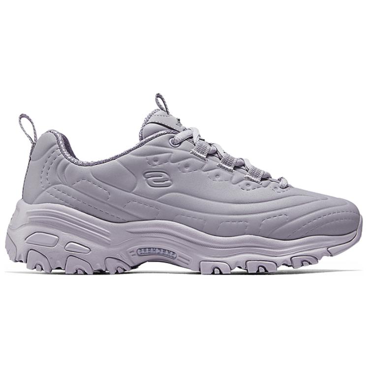 Skechers DLites Morbide Comode Versatili Basse Casual Scarpe da Corsa Donna sneaker Viola Grigio 150243-LAV