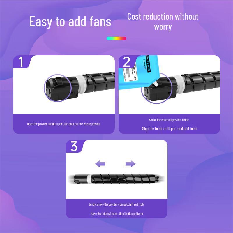 Compatible Canon NPG-88 Large Capacity 4-Color Toner Cartridge Set