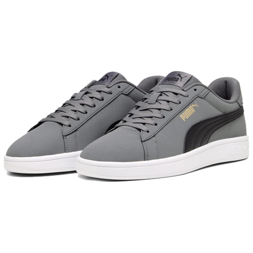 Puma Smash 3.0 Abrasion Resistant Low Top Skateboard Shoes Unisex Dark Gray 392336-02