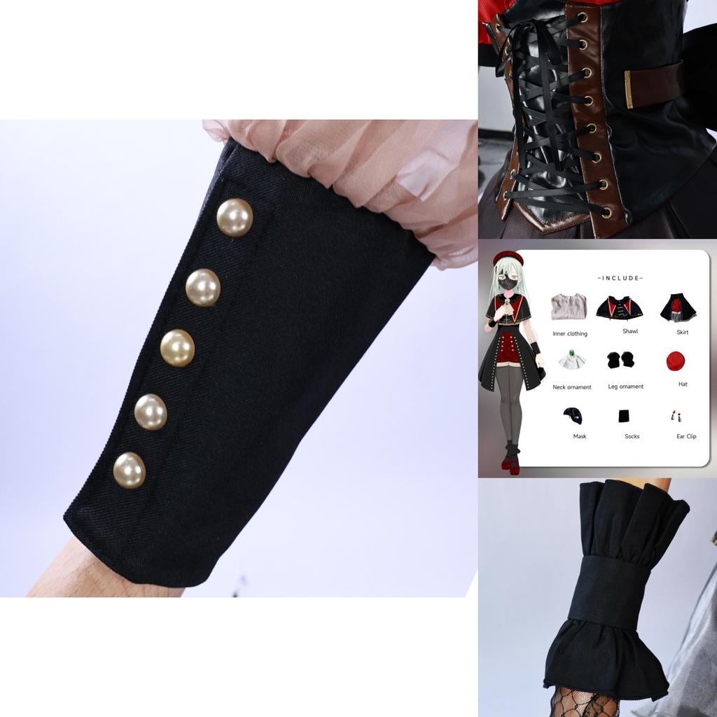 Sweet And Charming Ave Mujica Cosplay Costume With Vibrant Accessories For All Sizes