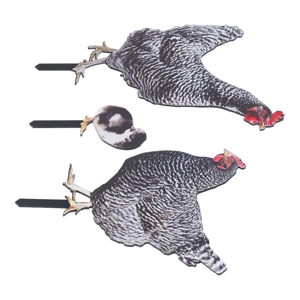 Kohout Zahrada Kůl Dekorace Akryl Realistický Odolný proti povětrnostním vlivům Kuře Zahrada Socha Socha