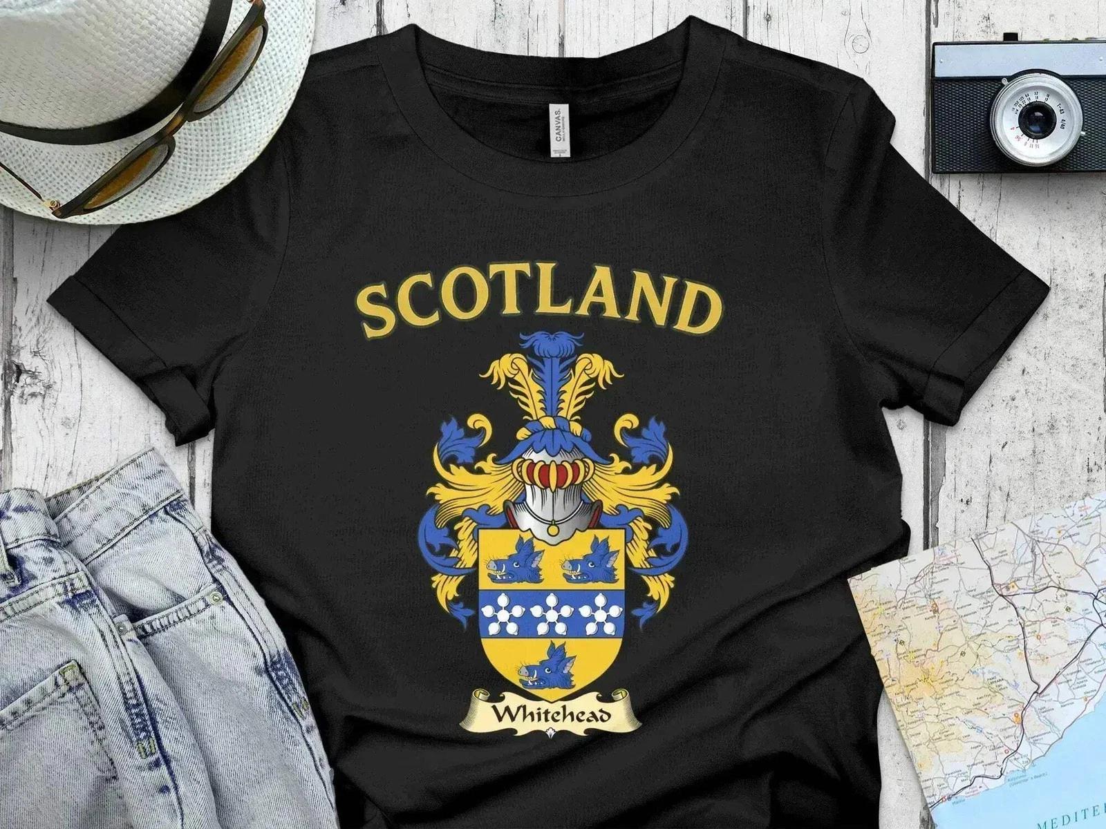 Whitehead Scotland Clan Crest Symbol Design Art T-Shirt S