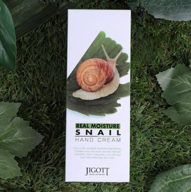 Jigott Real Moisture Snail Hand Cream – Nourishing & Repairing