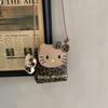 Hellokitty messenger bag women's bag  new niche design cute student party mobile phone bag mini bag