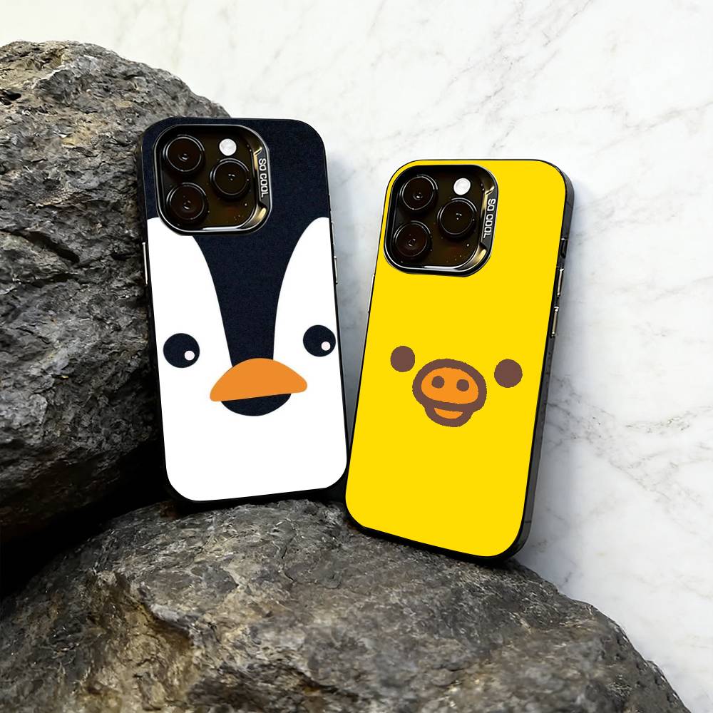 Funny Cartoon Phone Case For iPhone 17,16,15,14,13,12,11 Plus,Pro Max,XS,Colorful Silver Black Cover
