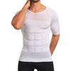 Men's Slimming Shaper Posture Corrector Shirt For Male Belly Abdomen Control Compression Shirt Body building Fat Burn Chest