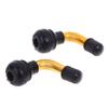 2 Stück Pvr 70/60/50/40 Motorroller Snap-In/Schraub-Metall-Reifenventil 90-Grad-Gummi-Winkelventil Moto Elektroroller Fahrrad