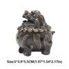 Mini Size Kirin Lion Incense Burner Vintage Incense Stick Holder Sandalwood Censer  Home Decoration