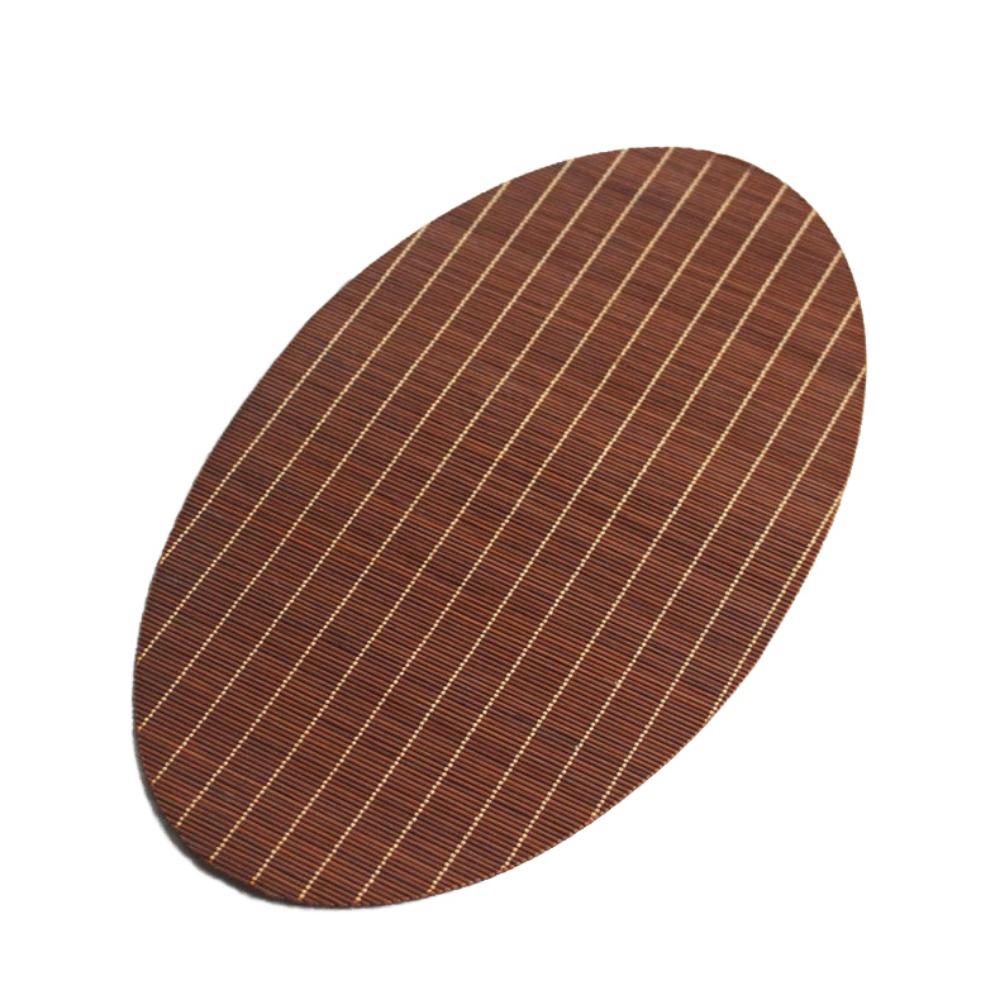 Mehrfarbige Bambus-Teematte Hitzebeständig Verbrühschutz Handgewebte Teematte Mehrere Formen Zen-Teematte Teezeremonie Zubehör