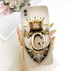 For Samsung Galaxy A01 Core Feather Crown Initial Letter Phone Case For Samsung A01 A01Core Shockproof Soft Silicone Bumpers