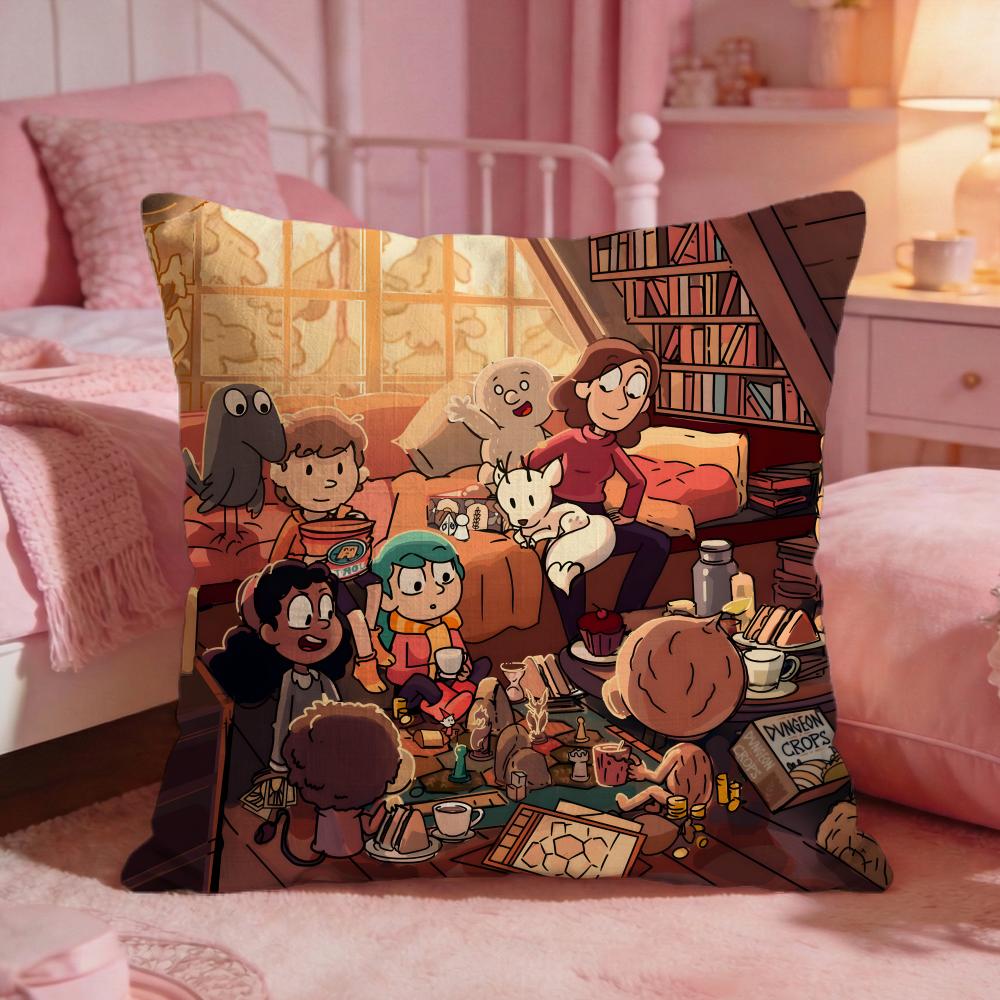 HHildas Classic Anime Cushion Cover Premium Comfort Reversible Pillow Cove Two In One Design For Any Room Car Interior