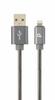 Cable Gembird  CABLE LIGHTNING TO USB2 1M/CC-USB2S-AMLM-1M-BG