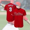 Philadelphia Phillies Embroidered Baseball Uniform For Wholesale Imported Bamboo Fiber Fabric Available In Multiple Colors And Sizes