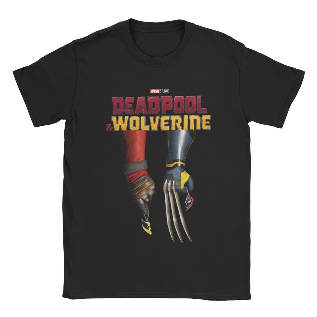 Genuine Deadpool & Wolverine T-Shirt Men's And Women's Cotton Fashion T-Shirt Short Sleeve Clothing SummerJacket