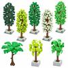 DIY Plant Tree City Bricks Assemble MOC Pine Christmas Tree Model Building Blocks Educational Creative Toys For Children Gifts