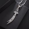 Arabische Machete Hanger Zwaard Hanger Mannen Sieraden Ketting