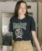 OURHOPE Margaret Artwork T-Shirt - Navy