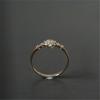 Shiny Zircon Exquisite Snowflake Ring for Women 925 Sterling Silver 14k Gold Plated Romantic Wedding Jewelry