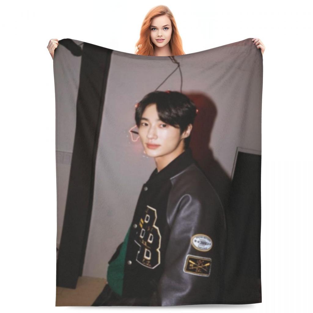 Byeon Woo Seok Korea Schauspieler Decke Ultra-Weich Fleece Heilendes Geschenk Überwurfdecken Steppdecke