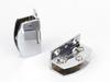 2pcs Zinc Alloy, Cabinet Glass Door Hinge/glass Clamp/clips,for 4mm-10mm Glass,no Holes, Single Folder ,glass Hardware
